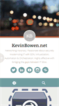 Mobile Screenshot of kevinbowen.net