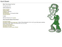 Tablet Screenshot of kevinbowen.com
